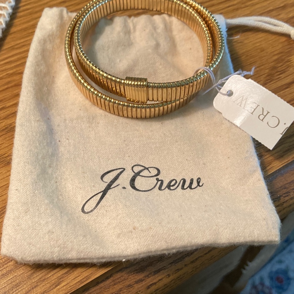 J.Crew A Metallic Coil Bracelet, looks like 2!